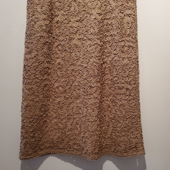 🔥$5 SALE! Sandra Angelozzi lined appliqué midi skirt36 - Picture 6 of 10